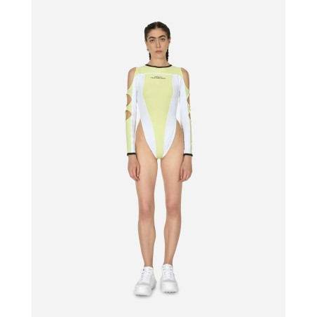 Brand New Feng Chen Wang Top Pale Lime Yellow / White Just Launched