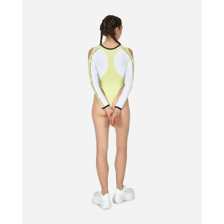 Brand New Feng Chen Wang Top Pale Lime Yellow / White Just Launched