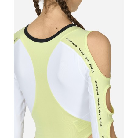 Brand New Feng Chen Wang Top Pale Lime Yellow / White Just Launched