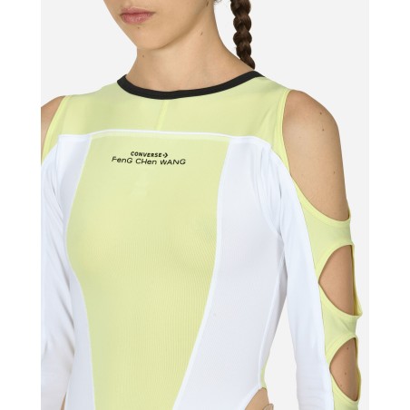 Brand New Feng Chen Wang Top Pale Lime Yellow / White Just Launched