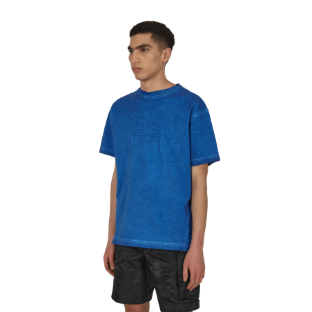 Brand New Dissolve Dye T-Shirt Blue In Stock