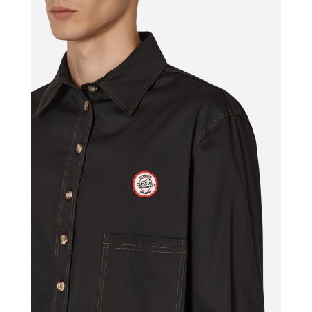 Brand New Georgia Workwear Shirt Black Fresh Release