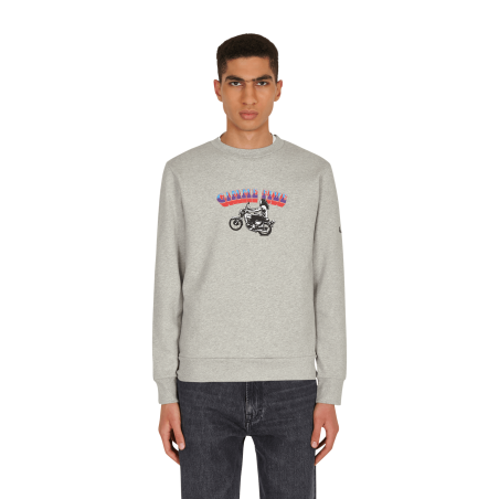 Brand New Gimme 5 Mika Crewneck Sweatshirt Grey In Stock