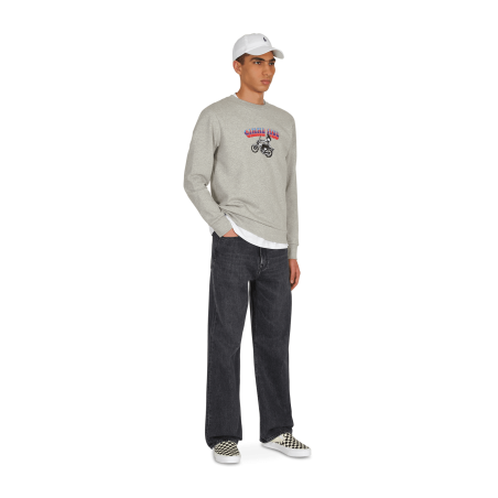 Brand New Gimme 5 Mika Crewneck Sweatshirt Grey In Stock