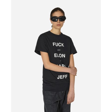 Brand New Fuck Elon Mark Jeff T-Shirt Black Hot New Item