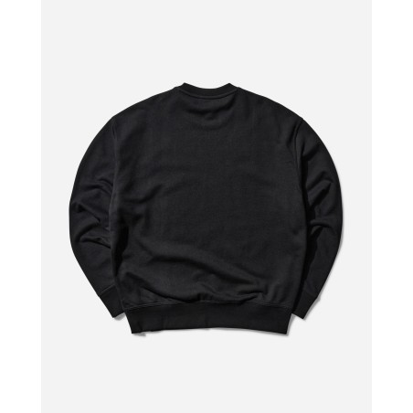 Brand New Clancy Heavyweight Crewneck Sweatshirt Black Immediate Availability