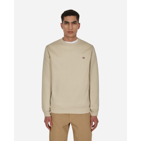 Brand New Oakport Crewneck Sweatshirt Beige In Stock