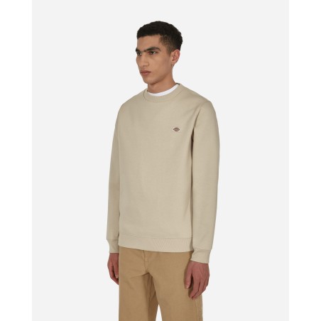 Brand New Oakport Crewneck Sweatshirt Beige In Stock