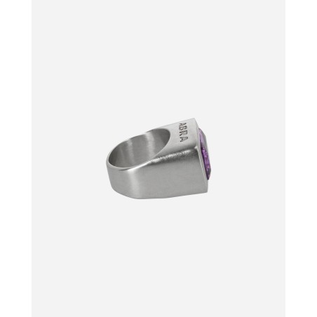 Brand New Stone Ring Silver / Purple Available for Immediate Shipping