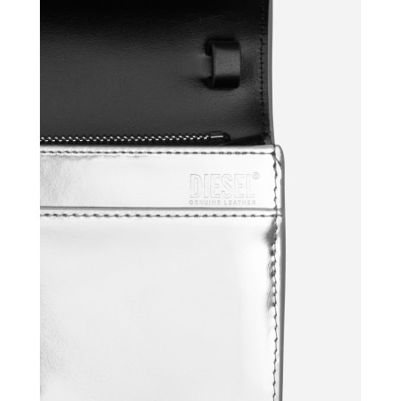 Brand New Mirrored Leather Wallet Bag Silver New Release