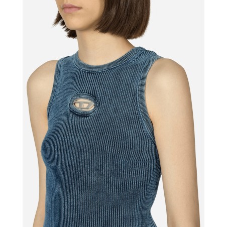 Brand New Oval D Rib-Knit Tank Top Dark Blue Available for Immediate Shipping