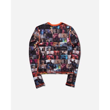 Brand New Women's Livestream Print Longsleeve Top Multicolor On Hand Now