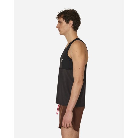 Brand New Paneled Mesh Singlet Black Limited Stock