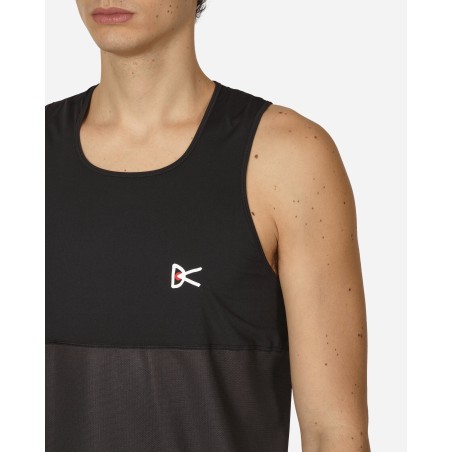 Brand New Paneled Mesh Singlet Black Limited Stock