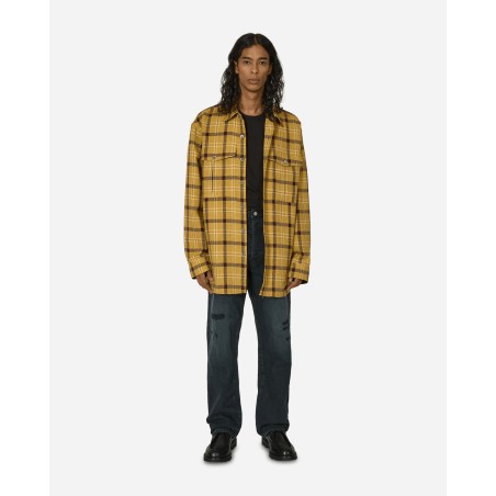 Brand New Checkered Shirt Yellow