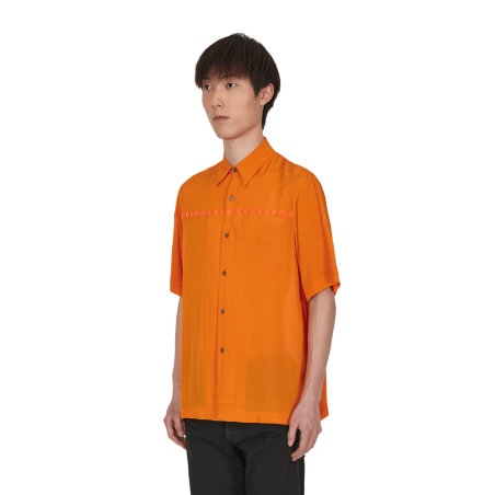 Brand New Clasen Embroidered Shirt Orange