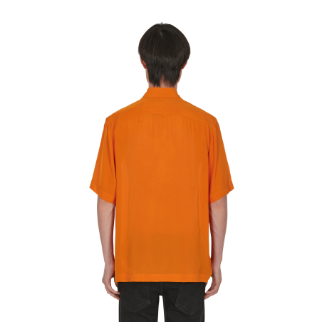 Brand New Clasen Embroidered Shirt Orange