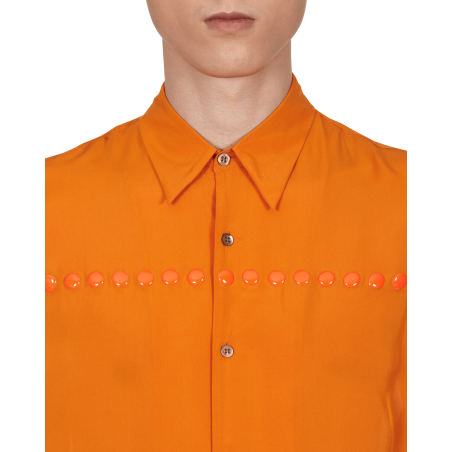 Brand New Clasen Embroidered Shirt Orange