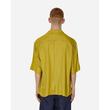 Brand New Panelled Shortsleeve Shirt Mustard Immediate Availability