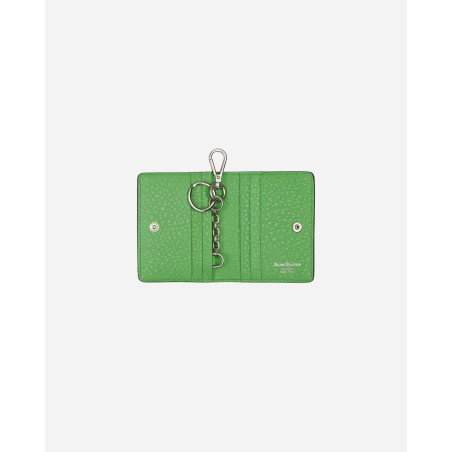 Brand New Folded Chain Wallet Green On Hand Now