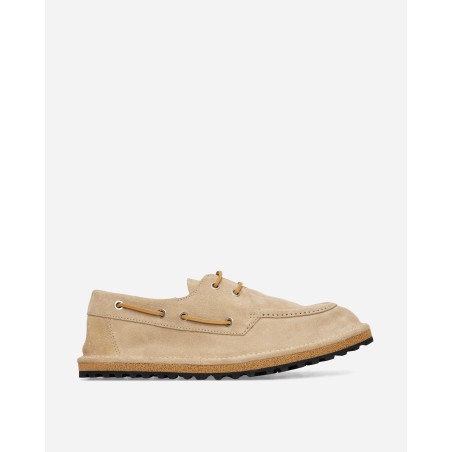 Brand New Suede Boat Shoes Beige