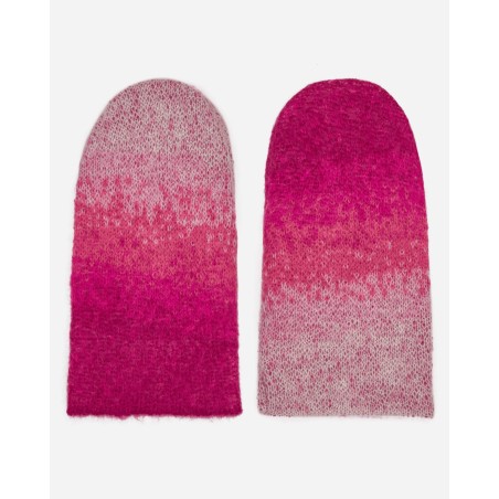 Brand New Gradient Knit Gloves Pink Just In