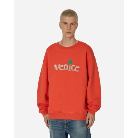 Brand New Venice Crewneck Sweatshirt Red New Release