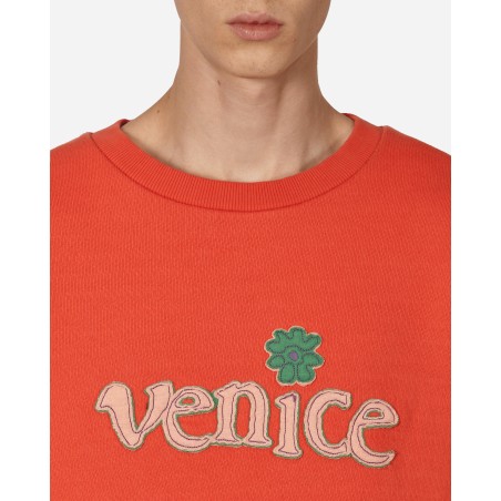 Brand New Venice Crewneck Sweatshirt Red New Release