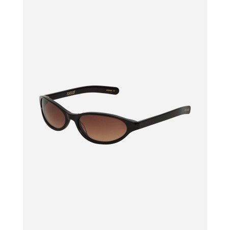 Brand New Olympia Sunglasses Solid Black / Brown Gradient New Stock