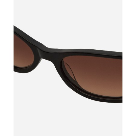 Brand New Olympia Sunglasses Solid Black / Brown Gradient New Stock