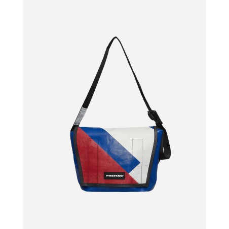 Brand New F14 Dexter Slim Messenger Bag Blue / Red / White Fresh Release