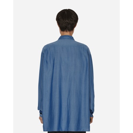 Brand New Button-Up Longsleeve Shirt Blue Fresh Release