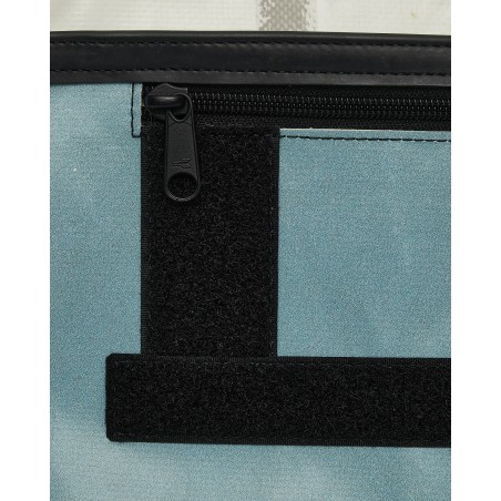 Brand New F41 Hawaii Five-0 Extra Small Messenger Bag Light Blue / White Available for Immediate Shipping