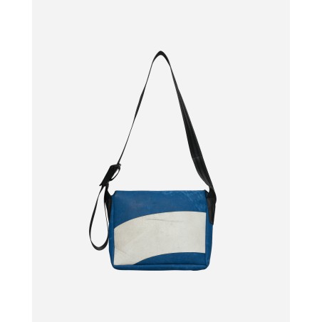 Brand New F11 Lassie Messenger Bag Blue / White On Hand Now