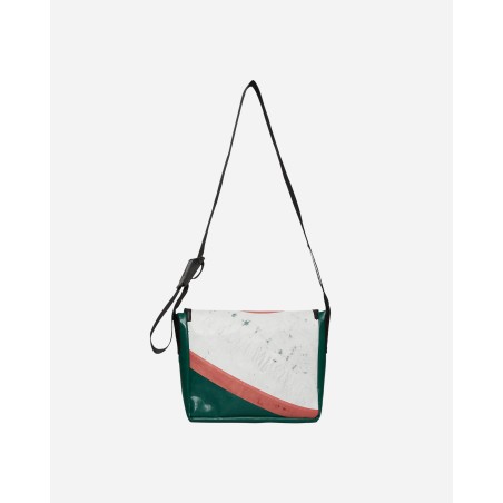 Brand New F11 Lassie Messenger Bag Green / White / Red