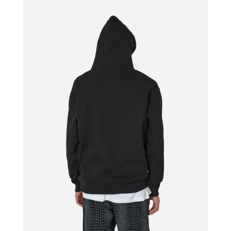 Brand New Cut Out Logo Hooded Sweatshirt Black New Stock