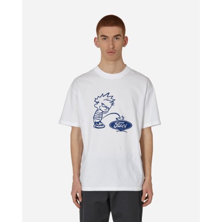 Brand New Oval Pee Boy T-Shirt White In Stock