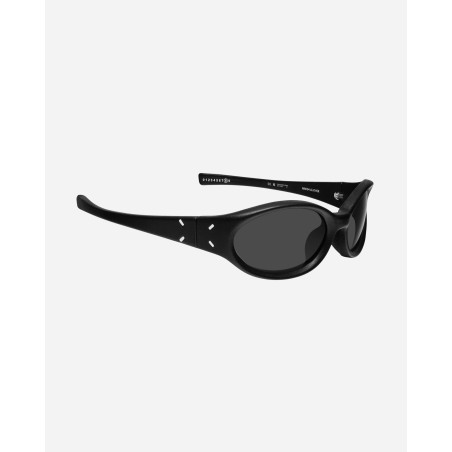 Brand New Maison Margiela MM104 Leather L01 Sunglasses Black On Hand Now