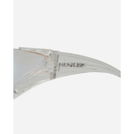 Brand New Mugler Spiral 01 C1 Sunglasses Clear Just Launched