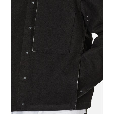 Brand New Burel® Wool Jacket Black On Hand Now