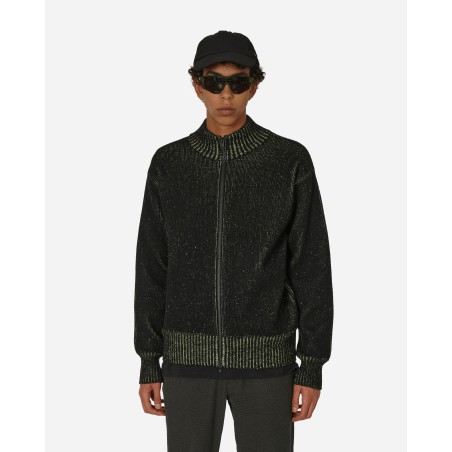 Brand New Aimless Compact Knit Full Zipped Sweater Herren Black Just Launched