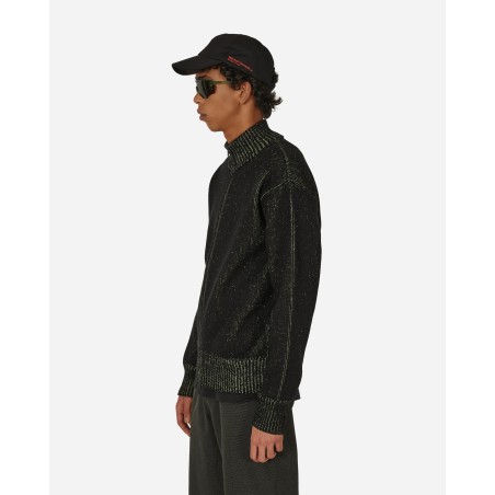 Brand New Aimless Compact Knit Full Zipped Sweater Herren Black Just Launched