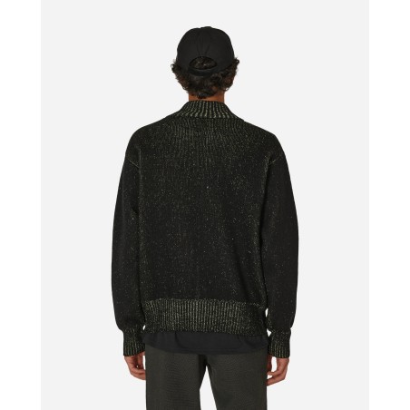 Brand New Aimless Compact Knit Full Zipped Sweater Herren Black Just Launched