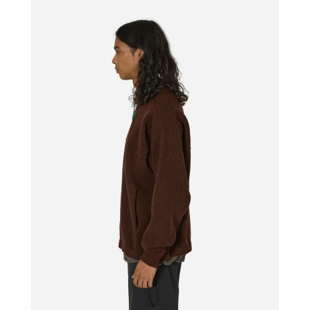 Brand New Felted Knit Sweater Rusty Brown Just Launched