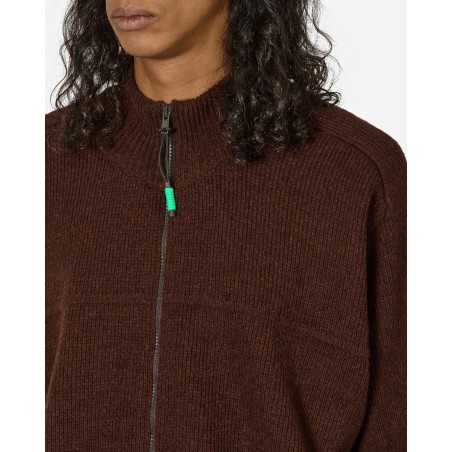 Brand New Felted Knit Sweater Rusty Brown Just Launched