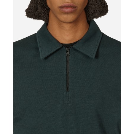 Brand New Half Zip Polo Sweater Forest Green New Collection