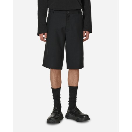 Brand New Wool Tailored Shorts Black Available for Immediate Shipping