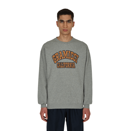 Brand New Logo Crewneck Sweatshirt Grey Just Launched