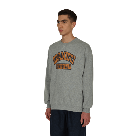 Brand New Logo Crewneck Sweatshirt Grey Just Launched