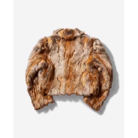 Brand New Women's Faux Fur Jacket Tan Limited Stock